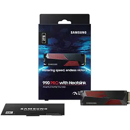 Накопичувач SSD M.2 2280 2TB 990 PRO with Heatsink Samsung (MZ-V9P2T0CW) - мініатюра 10