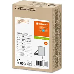 Прожектор LEDVANCE FL ESSENTIAL 10W 840 BK IP65 (4058075767935) - мініатюра 6