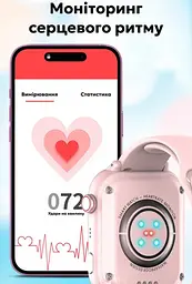 Розумний годинник Wonlex KT37 8GB Pink (SBWKT37P) - мініатюра 6