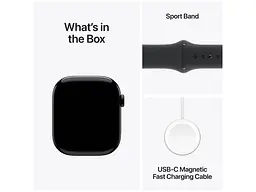 Смарт-годинник Apple Watch Series 10 GPS 46mm Jet Black Alu. Case w. Black Sport Band - S/M (MWWP3) - мініатюра 7