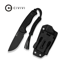 Ніж Civivi Timberbark, Darkwash, чорний G10 (C23094-1) - мініатюра 10
