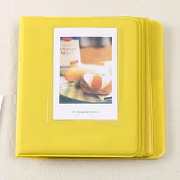 Фотоальбом для Fujifilm Instax Mini (12, 11, 40, 70, 90, 99, EVO, Link, Liplay) Polaroid 300, Z2300 на 64 фото, жовтий - мініатюра 6