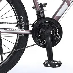 Велосипед "PHANTOM" PROF1 G26PHANTOM A26.1 26 д. Алюм.рама 19 ", SHIMANO 21SP, алюм., DB, FW TZ500, чорно-синій - мініатюра 7
