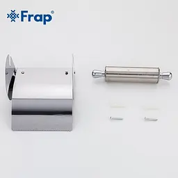Тримач для туалетного паперу хром Frap F501 1/20 Хром - мініатюра 3