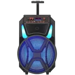 Портативна колонка XPRO MD13-12L валіза 30Вт USB SD FM радіо Bluetooth 1 мікрофон ДУ (MER-15728) - мініатюра 5