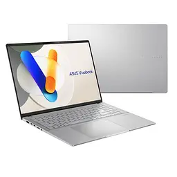 Ноутбук ASUS Vivobook S 16 M5606UA-MX025 16' 3.2K OLED, AMD R9-8945HS, 32GB, F1TB, UMA, NoOS, Сріблястий (90NB1483-M00110) - мініатюра 2