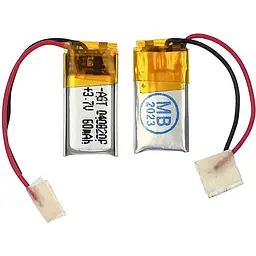Акумулятор 400820P універсальний з контролером, 4 х 10 х 22 мм (50 mAh)/ для TWS навушників, bluetooth гарнітур, MP3 плеєрів