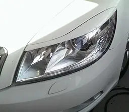 Вії фар Fly для Skoda Octavia A5 Після 2010- Чорні 2 шт