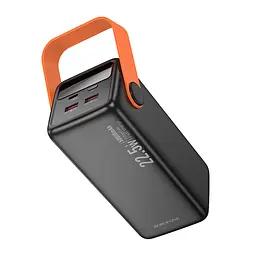 Зовнішній акумулятор BOROFONE BJ66A Magnifico 22.5W+PD20W fully compatible power bank (50000mAh) Black (6941991115158) - мініатюра 5