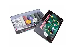 Настільна гра International Toys Trading LTD Покерний набір 300 фішок без номіналу + сукно (бляшана коробка) (IG-3007) - мініатюра 3
