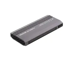 Внешний карман Maxxter M.2 NVMe PCIe, USB 3.1 Type-C Gen2, RGB, Metal, Черный (EHDE-2280SRGB-01)