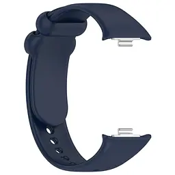 Силіконовий ремінець для фітнес браслетів Xiaomi Mi Band 8 Pro/9 Pro Redmi Watch 4/5, Silicone, midnight blue, зі зручною застібкою, на фітнес трекер та смарт годинник, ArmorStandart (ARM73968) - мініатюра 4