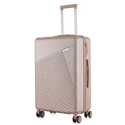 Валіза середня Semi Line T5758-3 ABS-пластик 24 дюйми 66 л Rose - мініатюра 2