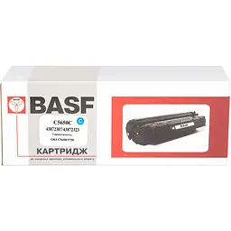 Картридж тон. BASF для OKI C5650/5750 аналог 43872307/43872323 Cyan ( 2000 ст.) (BASF-KT-C5650C) - мініатюра 4