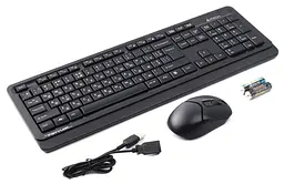 Комплект бездротовий A4-Tech Fstyler FG1012 Black - мініатюра 2
