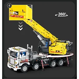 Конструктор Reobrix Mechanical автокран з пультом (22007) [161073] - мініатюра 6