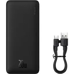 Портативний акумулятор Baseus Airpow 10000 mAh 20W з кабелем USB-C (PPQD090001) - мініатюра 3