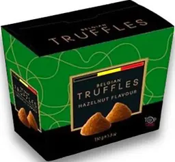 Трюфельні цукерки Belgian Truffles Hazelnut Flavour з фундуком 150г.