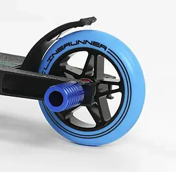 Самокат трюковий Best Scooter 50х10х82 см Чорно-блакитний 000231691 - мініатюра 5