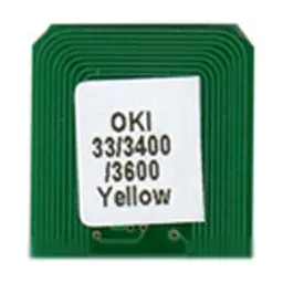 Чип для картриджа OKI C3300/3400/3600 (2.5K) Yellow BASF (WWMID-71090)
