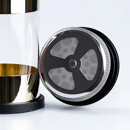 Заварник френч-прес Haus Roland HR-508-8 Gold 1л - мініатюра 5