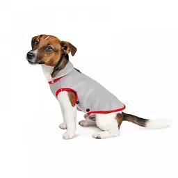Жилет Pet Fashion Fleecy для собак, розмір S, сіро-червоний - мініатюра 3