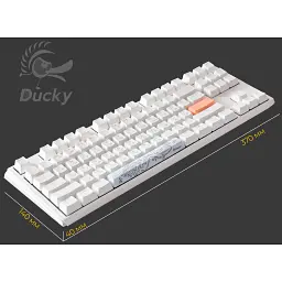 Клавіатура Ducky One 3 TKL Cherry MX Silent Red RGB White UA [DKON2187ST-SUAPXPWWWSC1] [126064] - мініатюра 4