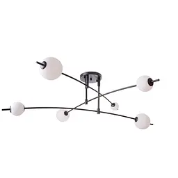 Люстра Brille стельова G9 120W BK (BL-675C/6)