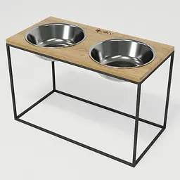 Hollky Base XXL40 — миски на підставці для дуже великих собак (2 × 2,8 л) - мініатюра 2