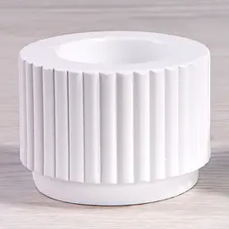 Свічник круглий МВМ My Home SK-37 74х55 мм (SK-37 WHITE) - мініатюра 3