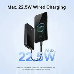 УМБ Baseus EnerFill Bipow2 Pro 20000mAh QC+PD 22.5W Black (E0027701) - мініатюра 3