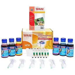 Комплект перезаправних картриджів WWM Epson P50/PX660/720WD/820FWD+ELECTRA (RC.T080U)