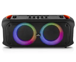 Портативная колонка REAL-EL X795 Boombox 70W Bluetooth, Echo Karaoke, TWS, RGB, Black - мініатюра 2