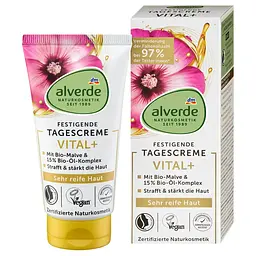 Денний крем для обличчя Alverde Naturkosmetik Vital+ з олійним комплексом 50 мл