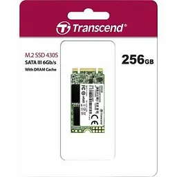 Накопичувач SSD M.2 2242 256GB Transcend (TS256GMTS430S) - мініатюра 3