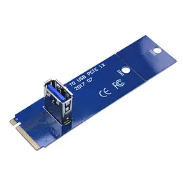 Райзер-адаптер Dynamode NGFF M.2 Male to USB 3.0 Female для PCI-E 1X