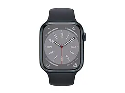 Смарт-годинник Apple Watch Series 8 GPS 41mm Midnight Aluminum Case w. Midnight Sport Band - Size M/L (MNU83)