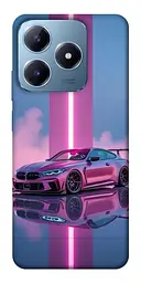 TPU чохол Demsky Pink neon car для Realme C63 4G