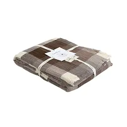 Покривало Lotus Home - Lucca muslin коричневий 200x240 - мініатюра 6