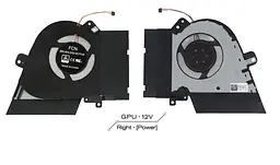 Вентилятор Asus кулер 12V для моделей ноутбука ROG Zephyrus GX502, GU502, GX532, GU532 (GPU Fan) 13NR02X0T01011, 12V, 4pin
