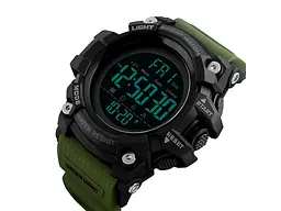 Чоловічий наручний годинник 1384 Black-Military Wrisband Skmei acs0030782 - мініатюра 3