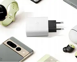 Зарядний пристрій - блок адаптер Google Pixel 30W USB-C (GA03502-EU) білий - мініатюра 6