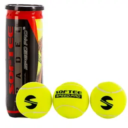 М'ячі для падел тенісу SOFTEE SPEED Pro 3 шт