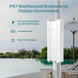 Точка доступу TP-Link EAP650 OUTDOOR AX3000, 1xGE LAN, PoE, Passive PoE - мініатюра 6