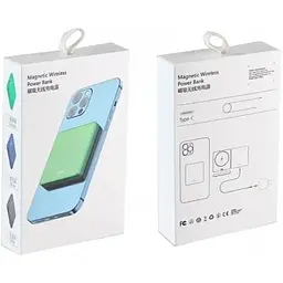 Магнітний акумулятор зовнішній Grand MagSafe wireless power bank JYD-PB14 5000mAh - мініатюра 10