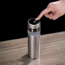 Заварювальний термос із титану Fun Home Funjia Titanium Smart Cup 520ml FJ-TA003 Grey - мініатюра 3