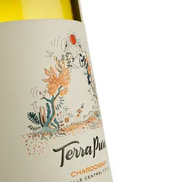 Вино Terra Pura Сhardonnay, біле, сухе, 0,75 л - мініатюра 3