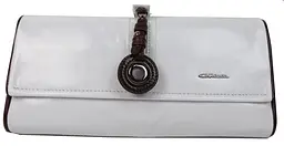 Жіночий шкіряний клатч Giorgio Ferretti 31085H2032 Білий - мініатюра 2