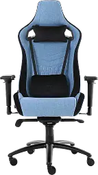 Геймерське крісло GT Racer світло-синє (X-0712 Shadow Light Blue) - мініатюра 2