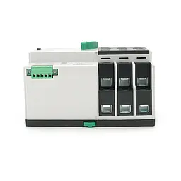 Автомат введення резерву (АВР) триполюсний HDQ3-125E/3P, 400V/125A на DIN-рейку для генераторів - мініатюра 4